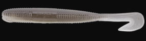 Sickle Shad 5.5inch #S-204 Smoke Back Clear Belly